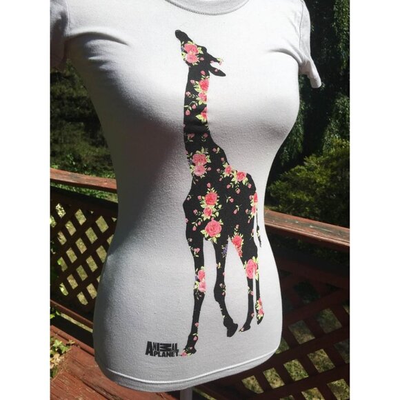 Animal Planet Giraffe TShirt Size Small Womens - Picture 2 of 3